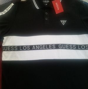 Guess short sleeve T-shirt with collar